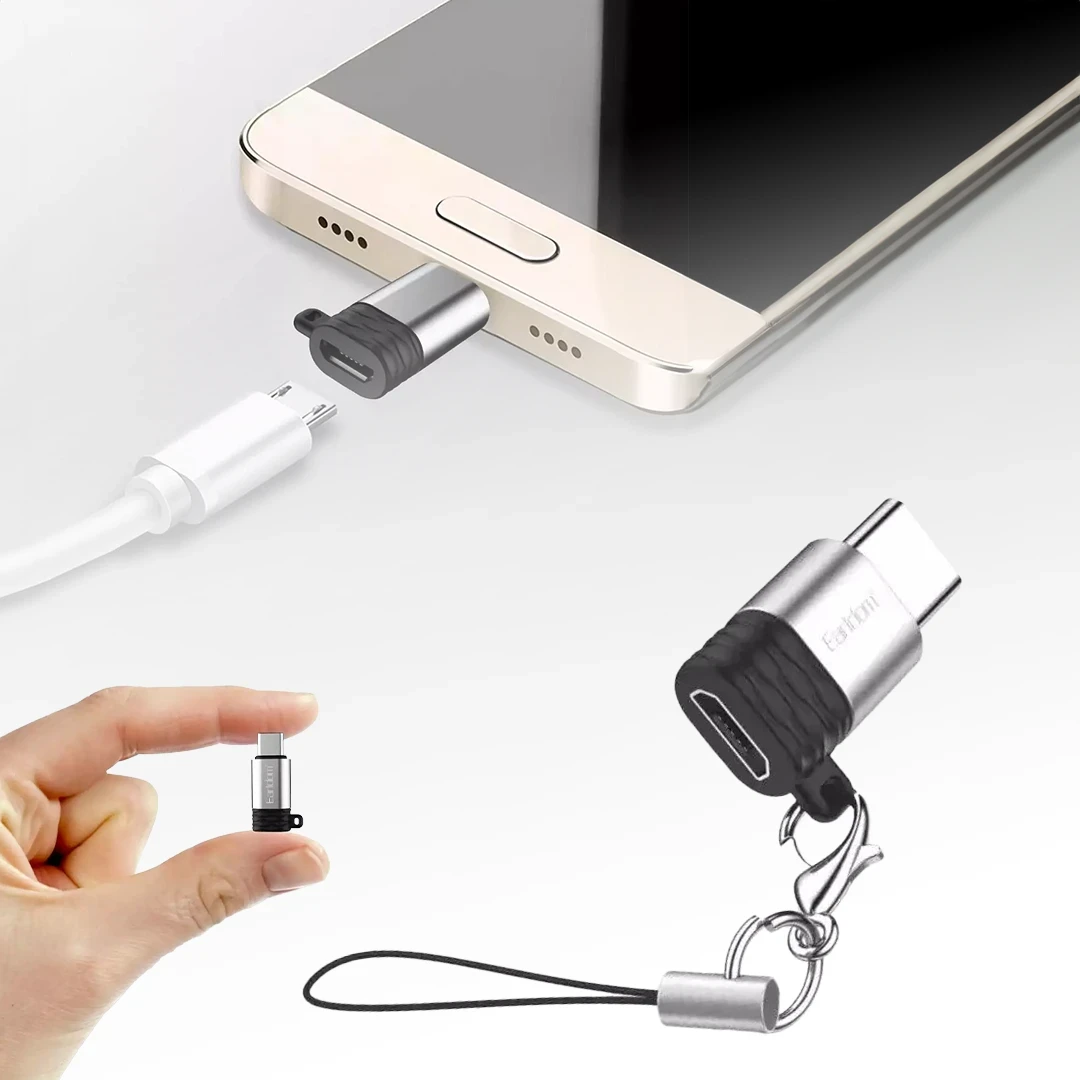 تبدیل usb type-c به میکرو ارلدام