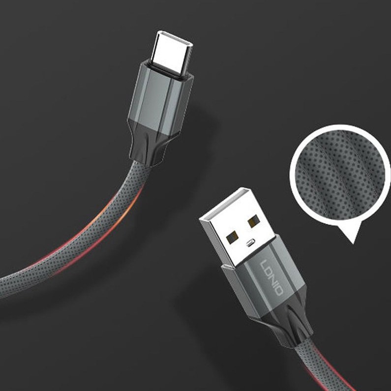 کابل تبدیل usb به type c الدینیو مدل ls441 طول 1متر