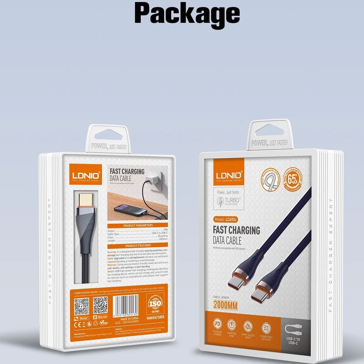 کابل شارژ LDNIO LC691C